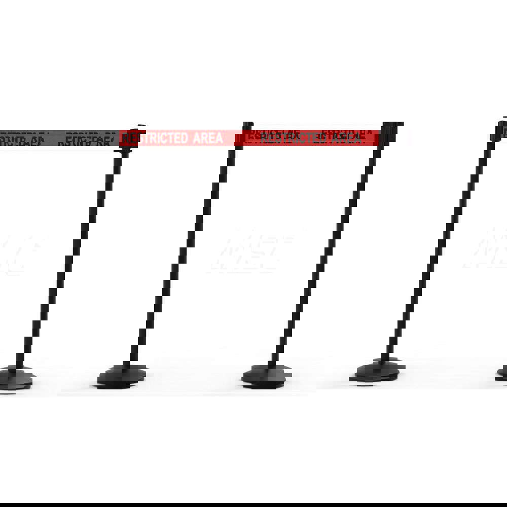 Free Standing Retractable Belt Barrier Post: 40