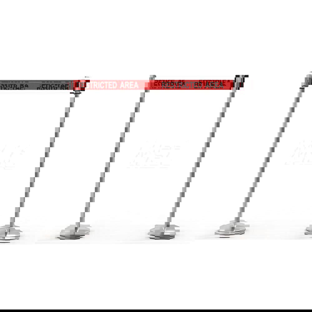 Free Standing Retractable Belt Barrier Post: 40