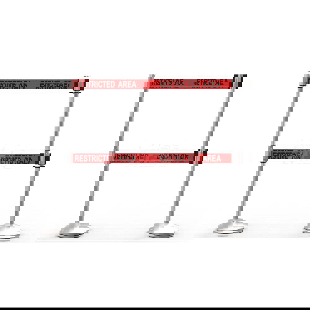 Free Standing Retractable Belt Barrier Post: 40