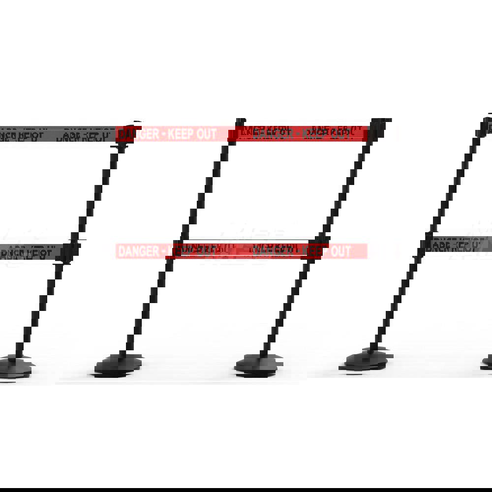 Free Standing Retractable Belt Barrier Post: 40