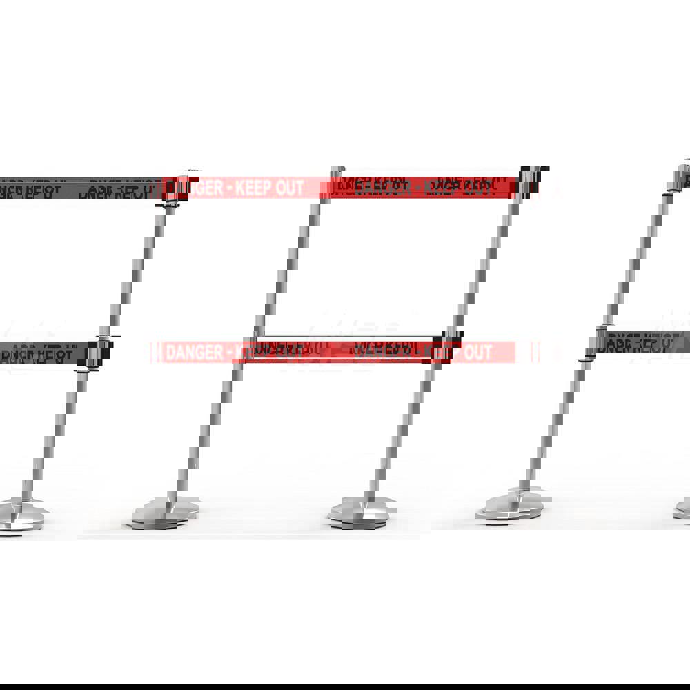 Free Standing Retractable Belt Barrier Post: 40