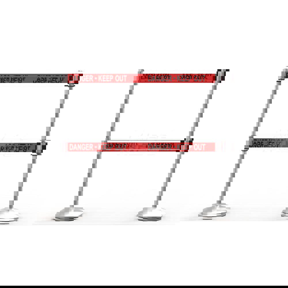 Free Standing Retractable Belt Barrier Post: 40