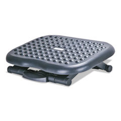 Relaxing Adjustable Footrest, 13 3/4w X 17 3/4d X 4 1/2 To 6 3/4h, Black