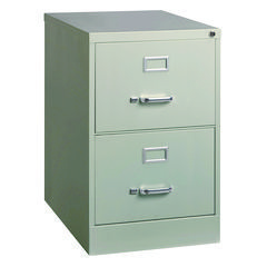File Cabinets & Accessories; File Cabinet Type: Vertical ; Color: Gray ; Overall Height (Inch): 28-3/8 ; Overall Width (Inch): 15 ; Overall Depth (Inch): 25 ; Material: Steel