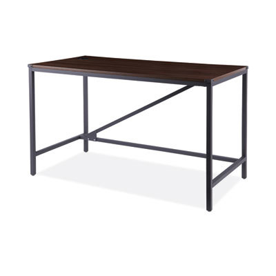 Reception Desk: Modern Walnut
