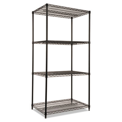 Starter Unit Wire Shelving: 4 Shelves