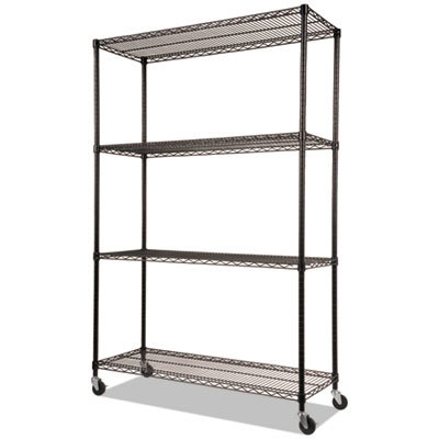 Starter Unit Wire Shelving: 4 Shelves