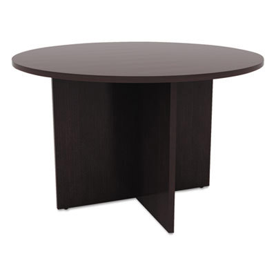 Conference Table: Espresso Laminate Table Top, Round