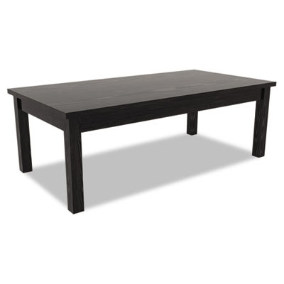 Reception Table: Black Table Top, Rectangle, 20