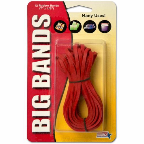 RUBBERBANDS,7X1/8,RD