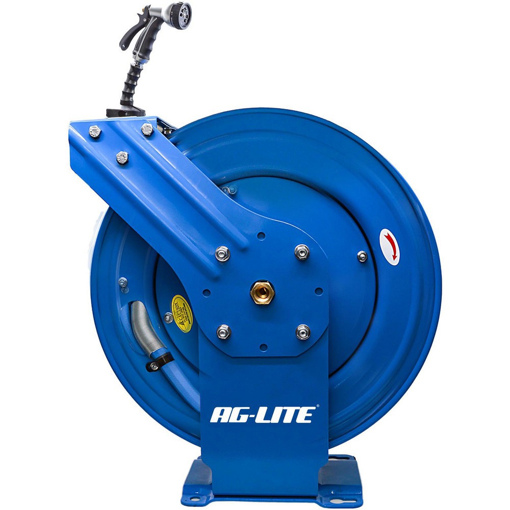 Hose Reels; Drive Type: Auto-Retractable ; Reel Type: Open ; Hose Length (Feet): 100.00 ; Hose Inside Diameter (Inch): 5/8 ; Maximum Working Pressure (Psi - 3 Decimals): 500.000 ; Hose Outside Diameter (Decimal Inch): 0.625