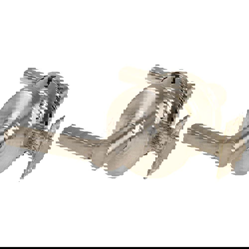 Lever Locksets; Lockset Type: Cylindrical Lock ; Key Type: Keyless ; Back Set: 2-3/4 (Inch); Cylinder Type: No Keyway ; Material: Metal ; Finish: Satin Nickel