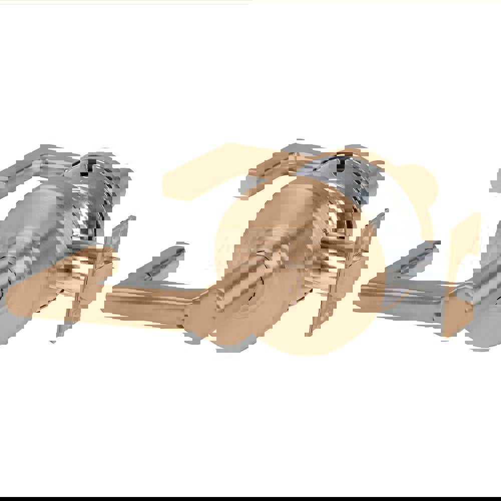 Lever Locksets; Lockset Type: Cylindrical Lock ; Key Type: Keyless ; Back Set: 2-3/4 (Inch); Cylinder Type: No Keyway ; Material: Metal ; Finish: Satin Bronze