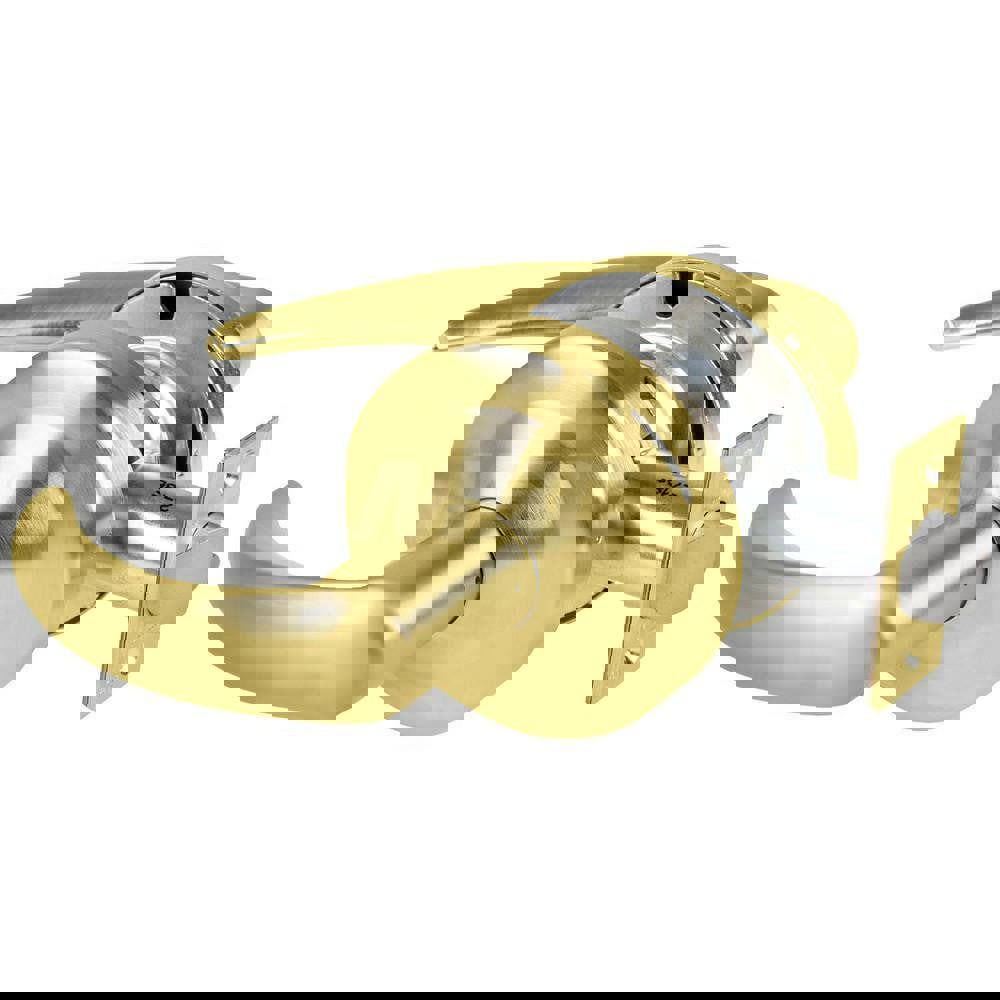 Lever Locksets; Lockset Type: Cylindrical Lock ; Key Type: Keyless ; Back Set: 2-3/4 (Inch); Cylinder Type: No Keyway ; Material: Metal ; Finish: Satin Brass