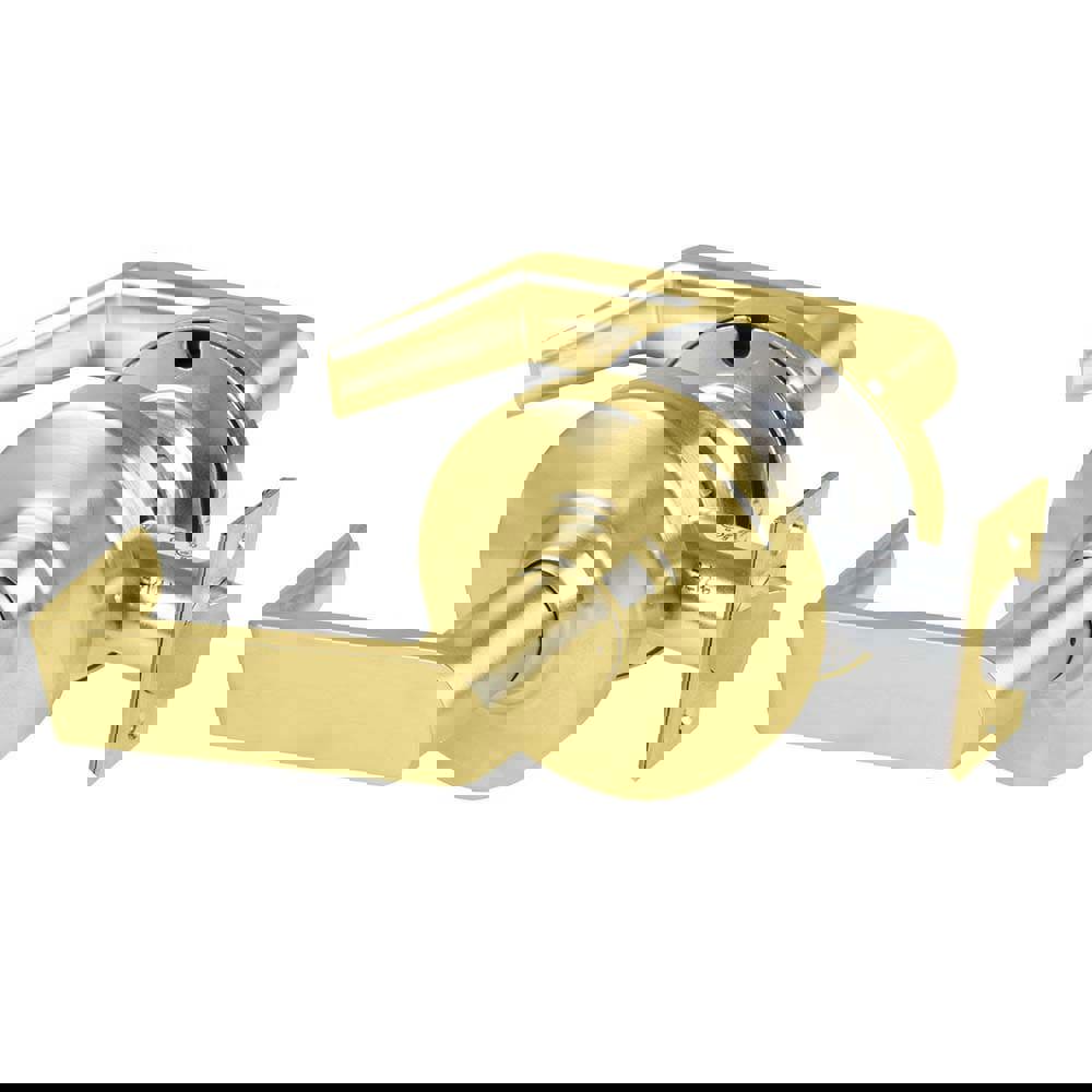 Lever Locksets; Door Thickness: 1 3/8 - 1 3/4; Key Type: Keyless; Back Set: 2-3/4; For Use With: Commerical installation; Finish/Coating: Polished Brass; Satin Brass; Material: Brass; Material: Brass; Door Thickness: 1 3/8 - 1 3/4; Lockset Grade: Grade 2;