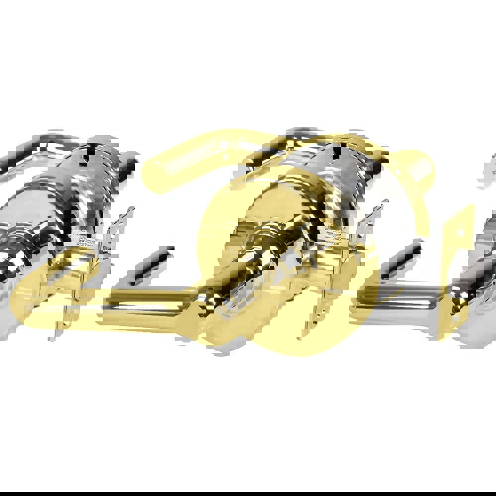 Lever Locksets; Door Thickness: 1 3/8 - 1 3/4; Key Type: Keyless; Back Set: 2-3/4; For Use With: Commerical installation; Finish/Coating: Bright Brass; Material: Brass; Material: Brass; Door Thickness: 1 3/8 - 1 3/4; Lockset Grade: Grade 2; Cylinder Type: