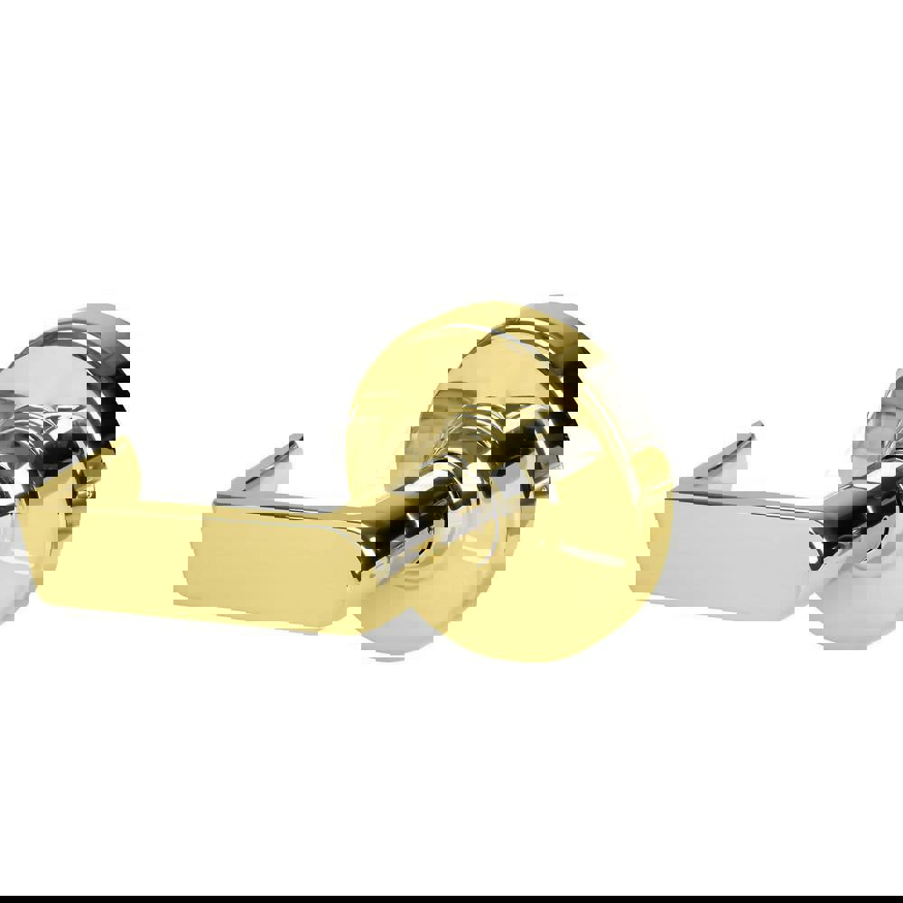 Lever Locksets; Lockset Type: Cylindrical Lock ; Key Type: Keyless ; Back Set: 2-3/4 (Inch); Cylinder Type: No Keyway ; Material: Metal ; Finish: Bright Brass