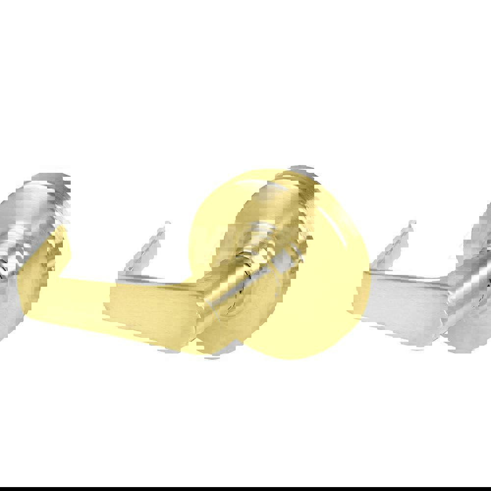 Lever Locksets; Lockset Type: Cylindrical Lock ; Key Type: Keyless ; Back Set: 2-3/4 (Inch); Cylinder Type: No Keyway ; Material: Metal ; Finish: Satin Brass