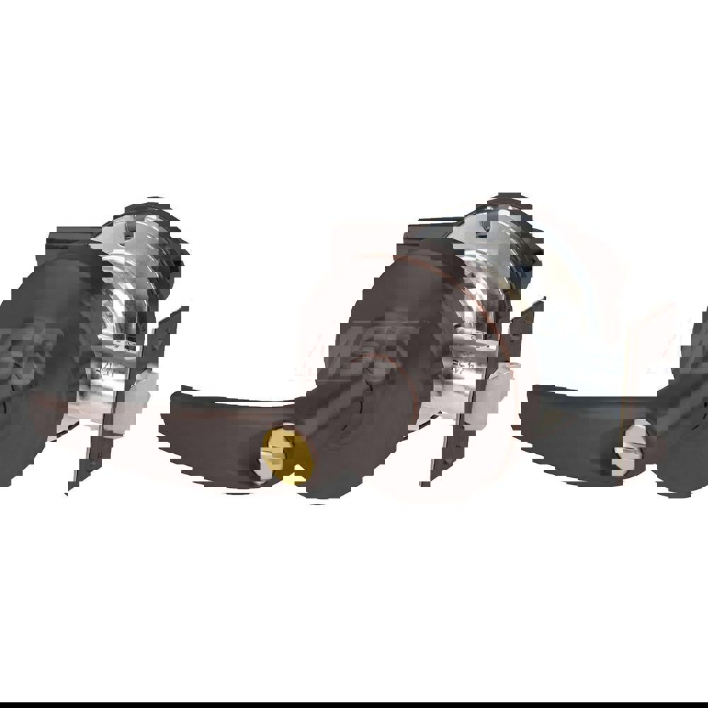 Lever Locksets; Lockset Type: Cylindrical Lock ; Key Type: Keyless ; Back Set: 2-3/4 (Inch); Cylinder Type: No Keyway ; Material: Metal ; Finish: Aged Bronze