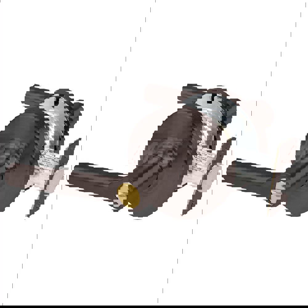 Lever Locksets; Lockset Type: Cylindrical Lock ; Key Type: Keyless ; Back Set: 2-3/4 (Inch); Cylinder Type: No Keyway ; Material: Metal ; Finish: Oil-Rubbed Bronze