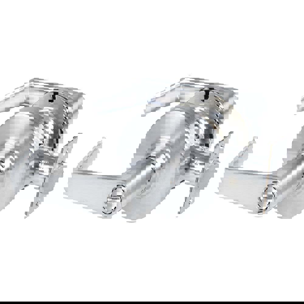 Lever Locksets; Door Thickness: 1 3/8 - 1 3/4; Key Type: Keyless; Back Set: 2-3/4; For Use With: Commerical installation; Finish/Coating: Satin Chrome; Material: Brass; Material: Brass; Door Thickness: 1 3/8 - 1 3/4; Lockset Grade: Grade 2; Cylinder Type: