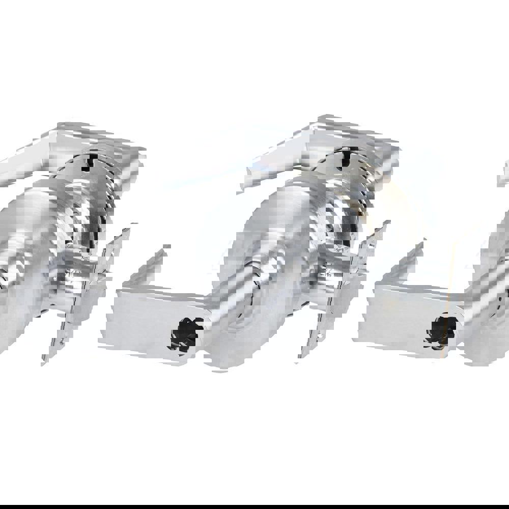 Lever Locksets; Lockset Type: Cylindrical Lock ; Key Type: Keyless ; Back Set: 2-3/4 (Inch); Cylinder Type: No Keyway ; Material: Metal ; Finish: Satin Chrome