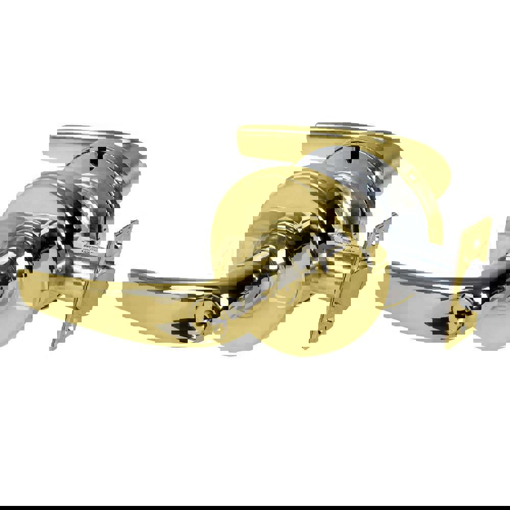 Lever Locksets; Lockset Type: Cylindrical Lock ; Key Type: Keyed Different ; Back Set: 2-3/4 (Inch); Cylinder Type: Schlage C Keyway ; Material: Metal ; Finish: Bright Brass