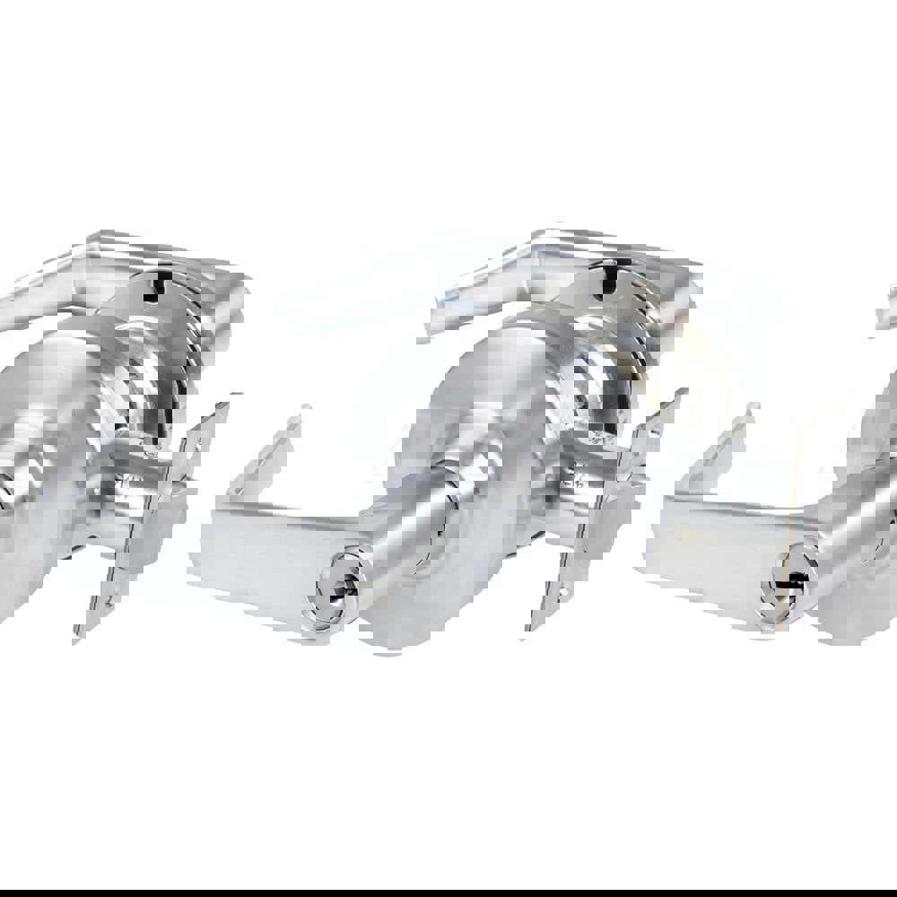 Lever Locksets; Lockset Type: Cylindrical Lock ; Key Type: Keyed Different ; Back Set: 2-3/4 (Inch); Cylinder Type: Schlage C Keyway ; Material: Metal ; Finish: Satin Chrome