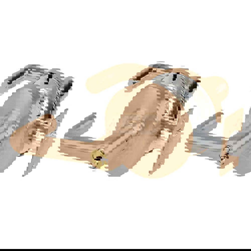 Lever Locksets; Lockset Type: Cylindrical Lock ; Key Type: Keyed Different ; Back Set: 2-3/4 (Inch); Cylinder Type: Schlage C Keyway ; Material: Metal ; Finish: Satin Bronze