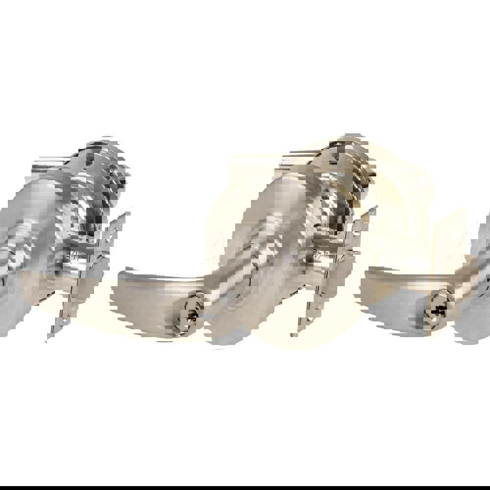 Lever Locksets; Lockset Type: Cylindrical Lock ; Key Type: Keyed Different ; Back Set: 2-3/4 (Inch); Cylinder Type: Schlage C Keyway ; Material: Metal ; Finish: Satin Nickel