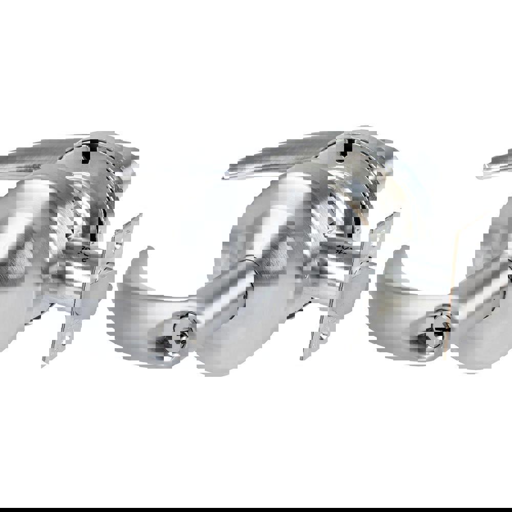 Lever Locksets; Lockset Type: Cylindrical Lock ; Key Type: Keyed Different ; Back Set: 2-3/4 (Inch); Cylinder Type: Schlage C Keyway ; Material: Metal ; Finish: Satin Chrome