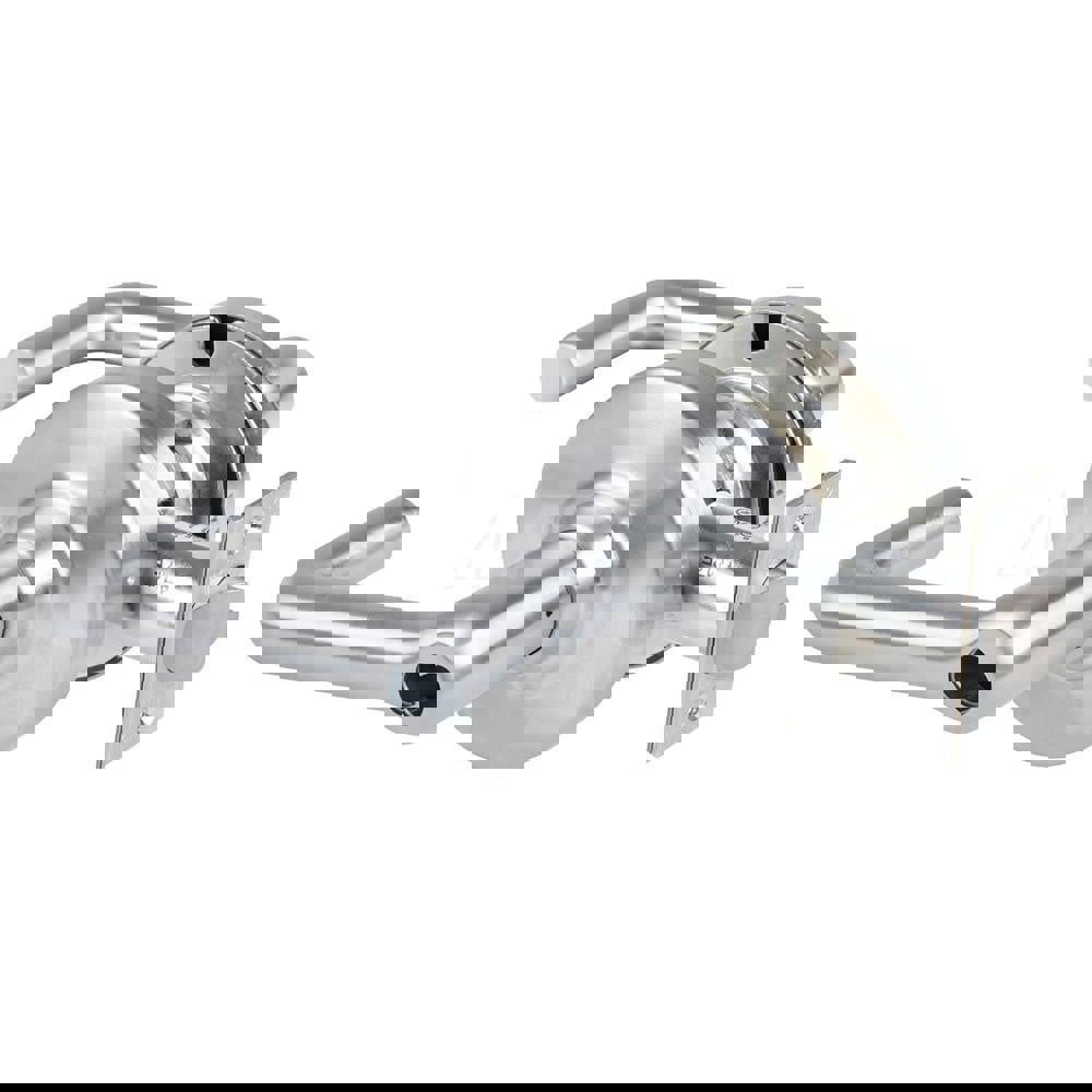 Lever Locksets; Lockset Type: Cylindrical Lock ; Key Type: Keyless ; Back Set: 2-3/4 (Inch); Cylinder Type: No Keyway ; Material: Metal ; Finish: Satin Chrome