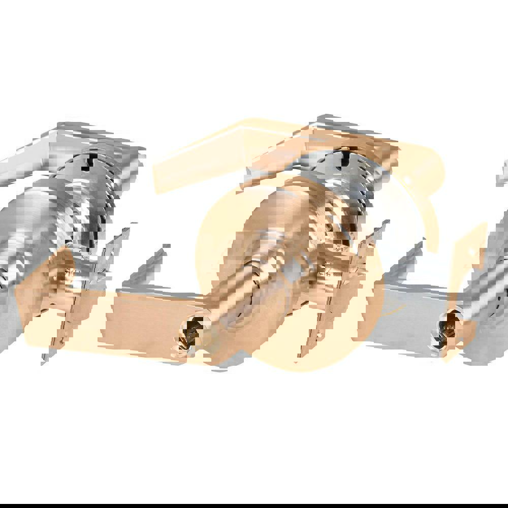 Lever Locksets; Lockset Type: Cylindrical Lock ; Key Type: Keyless ; Back Set: 2-3/4 (Inch); Cylinder Type: No Keyway ; Material: Metal ; Finish: Satin Bronze