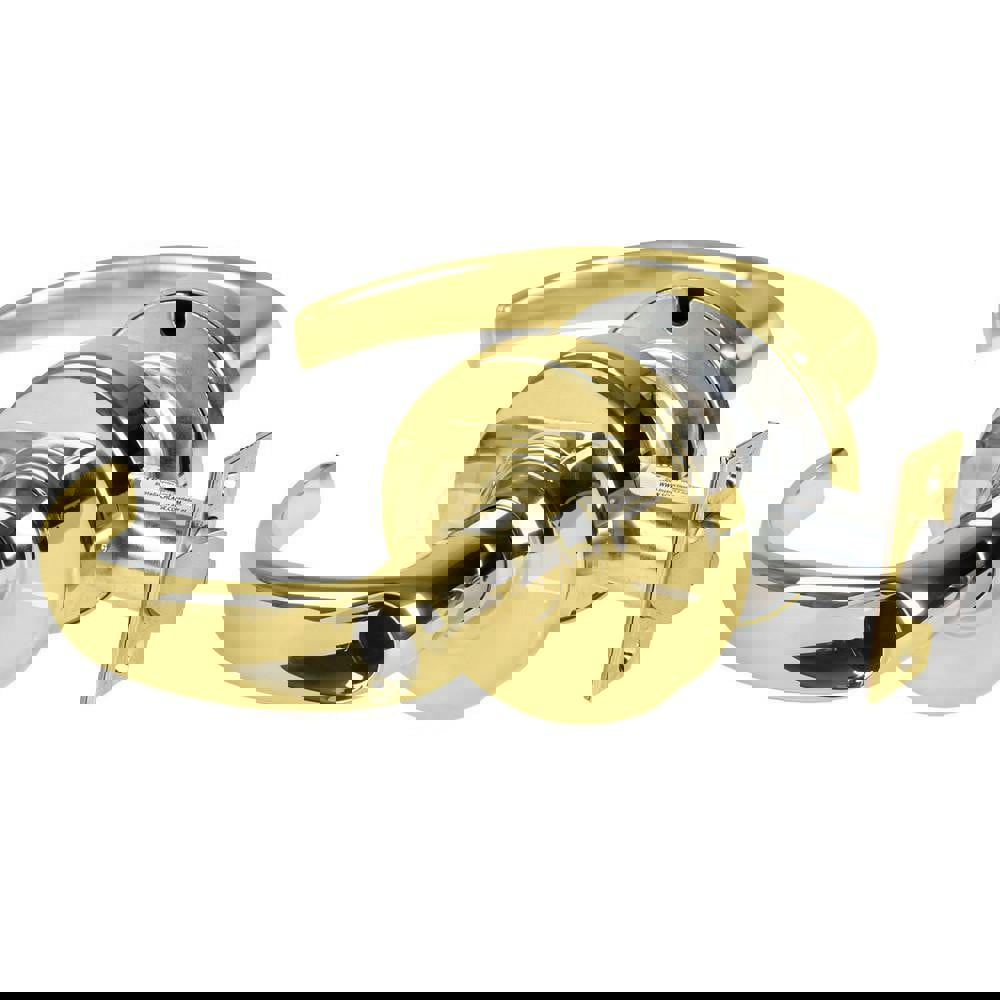 Lever Locksets; Lockset Type: Cylindrical Lock ; Key Type: Keyless ; Back Set: 2-3/4 (Inch); Cylinder Type: No Keyway ; Material: Metal ; Finish: Bright Brass