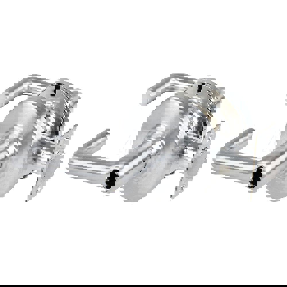 Lever Locksets; Lockset Type: Cylindrical Lock ; Key Type: Keyless ; Back Set: 2-3/4 (Inch); Cylinder Type: No Keyway ; Material: Metal ; Finish: Satin Chrome