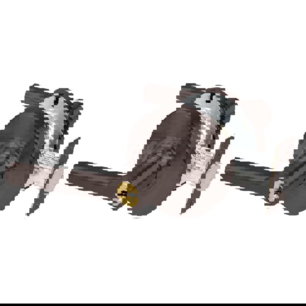 Lever Locksets; Lockset Type: Cylindrical Lock ; Key Type: Keyed Different ; Back Set: 2-3/4 (Inch); Cylinder Type: Schlage C Keyway ; Material: Metal ; Finish: Oil-Rubbed Bronze