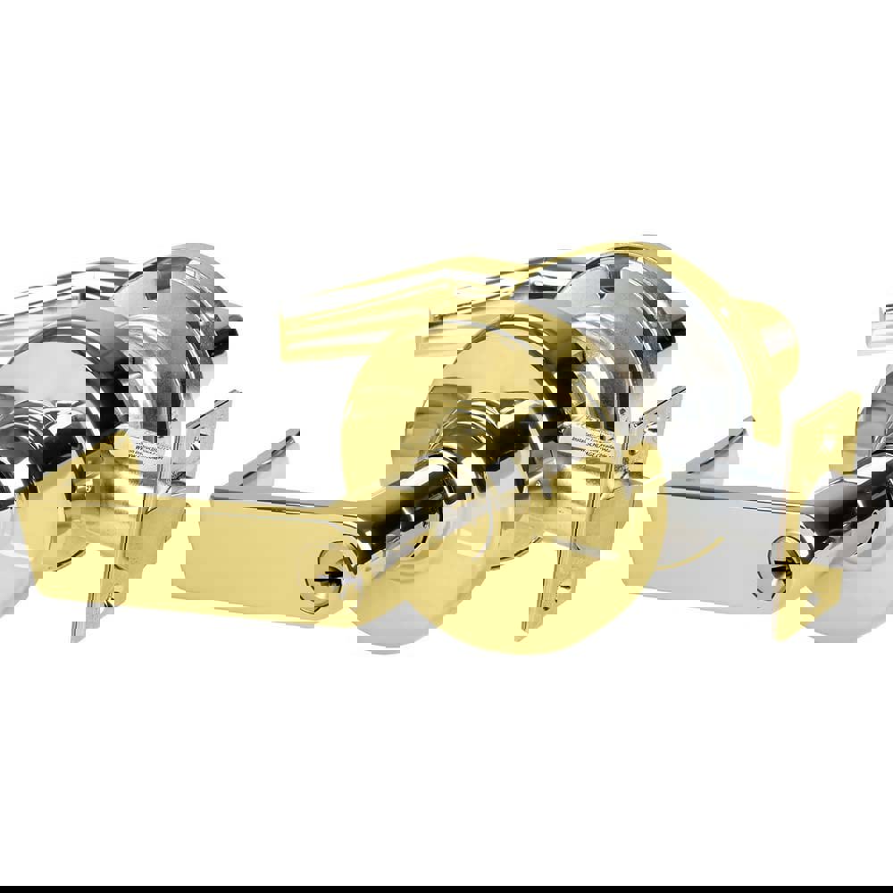 Lever Locksets; Door Thickness: 1 3/8 - 1 3/4; Key Type: Keyed Alike; Back Set: 2-3/4; For Use With: Commerical installation; Finish/Coating: Bright Brass; Material: Brass; Material: Brass; Door Thickness: 1 3/8 - 1 3/4; Lockset Grade: Grade 2; Cylinder T