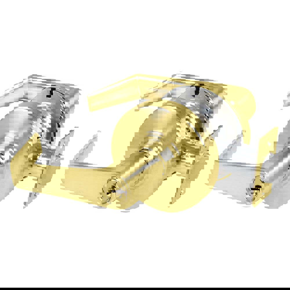 Lever Locksets; Door Thickness: 1 3/8 - 1 3/4; Key Type: Keyed Alike; Back Set: 2-3/4; For Use With: Commerical installation; Finish/Coating: Polished Brass; Satin Brass; Material: Brass; Material: Brass; Door Thickness: 1 3/8 - 1 3/4; Lockset Grade: Grad