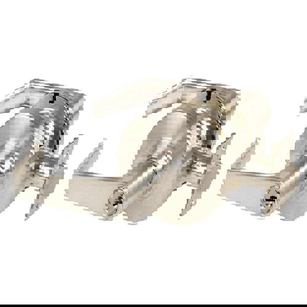 Lever Locksets; Lockset Type: Cylindrical Lock ; Key Type: Keyed Different ; Back Set: 2-3/4 (Inch); Cylinder Type: Schlage C Keyway ; Material: Metal ; Finish: Satin Nickel