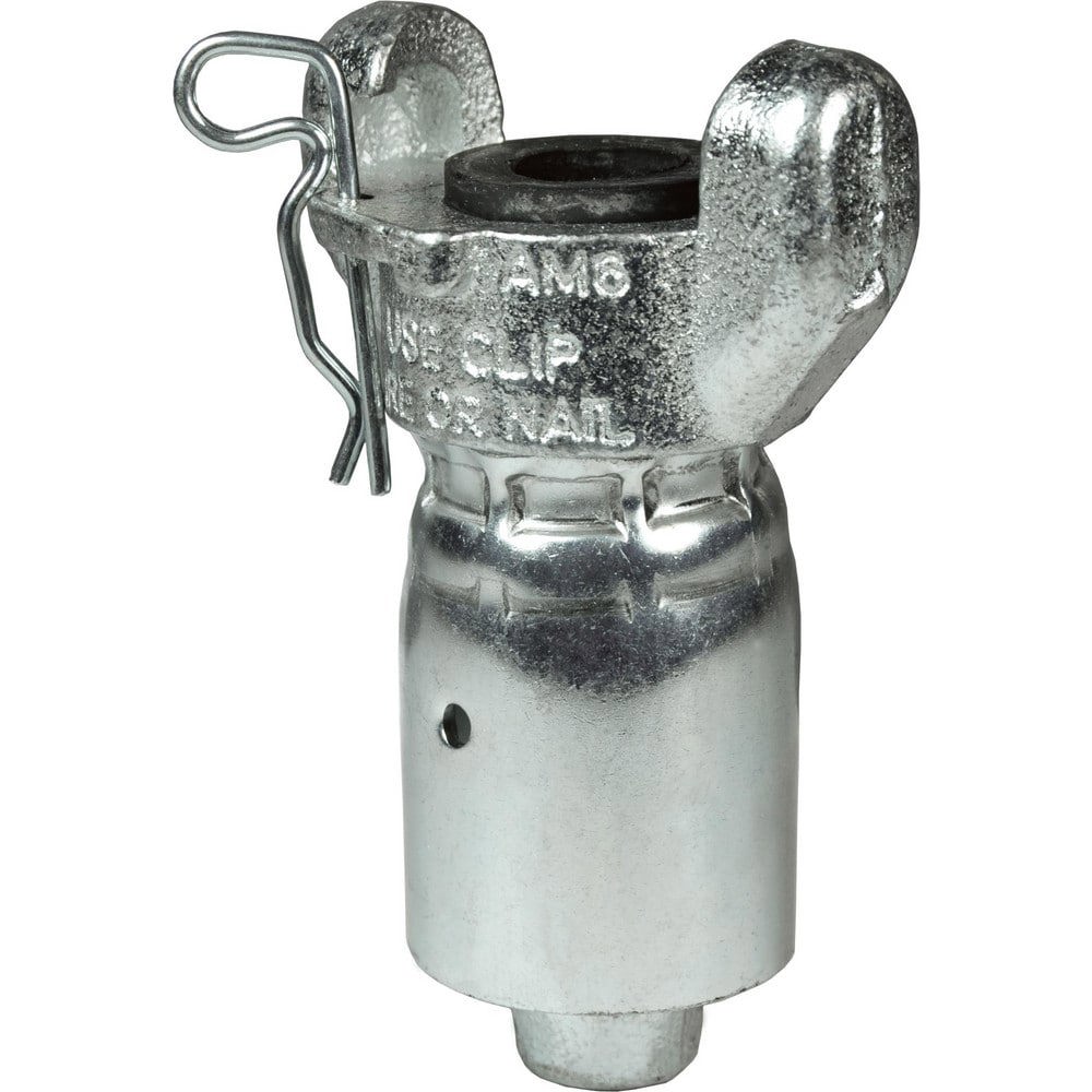 Universal Hose Couplings; Type: Hose Ends ; Material: Plated Iron ; Thread Standard: Non-Threaded ; Connection Type: Barb; Interlocking Ferrule ; Maximum Pressure: 150psi ; Epa Watersense Certified: No