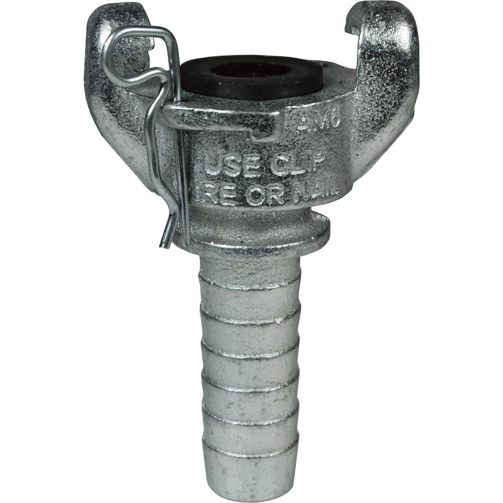 Universal Hose Couplings; Type: Hose Ends ; Material: Plated Iron ; Thread Standard: Non-Threaded ; Connection Type: Barb ; Maximum Pressure: 150psi ; Epa Watersense Certified: No