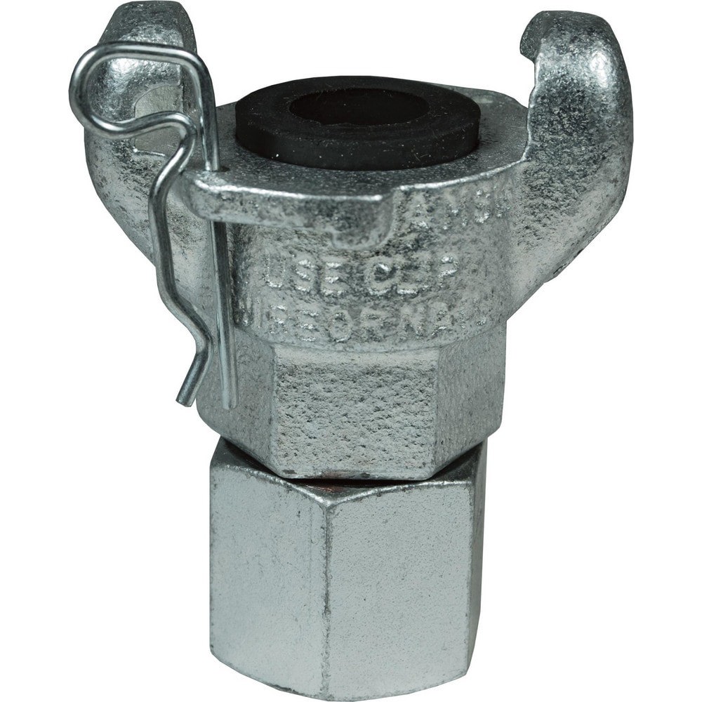 Universal Hose Couplings; Type: Swivel Female Ends ; Material: Plated Iron ; Thread Size: 3/4 ; Thread Standard: NPT ; Connection Type: Threaded ; Maximum Pressure: 150psi