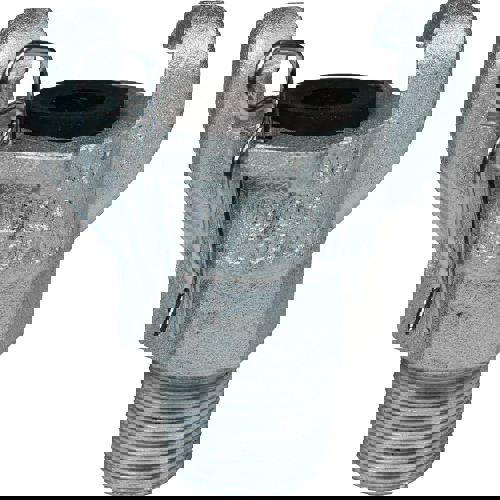 Universal Hose Couplings; Type: Male Ends ; Material: Plated Iron ; Thread Size: 3/8 ; Thread Standard: NPT ; Connection Type: Threaded ; Maximum Pressure: 150psi