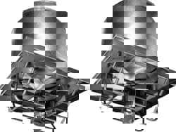 Roof Exhausters; Blade Size: 24 (Inch); Drive Type: Direct ; Motor Enclosure Type: TEFC ; Draft Direction: Upblast ; Rough Opening Height: 31 ; Rough Opening Width: 31