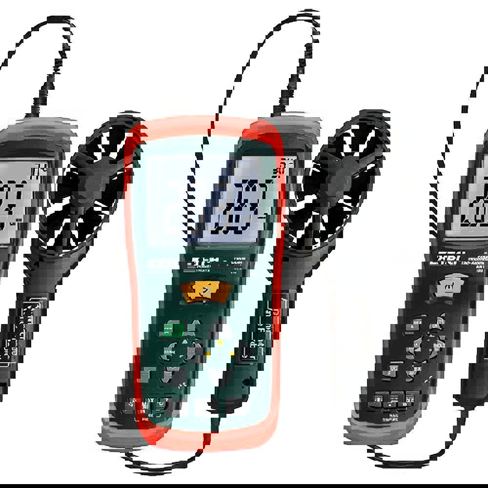 0.4 to 30 m/Sec Air CFM and CMM Thermo Anemometer
