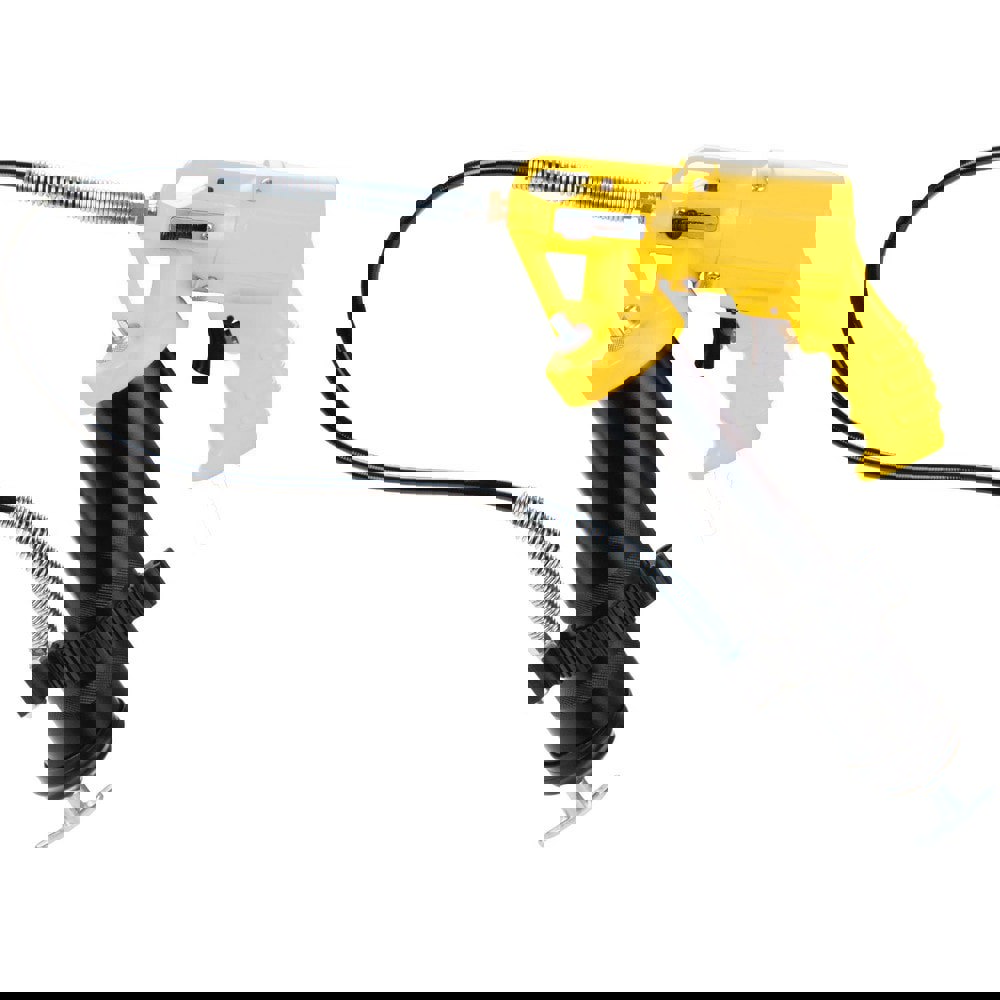 Dual Mode Air Operated Grease Gun with 30 (760 mm) flexible grease hose & coupler