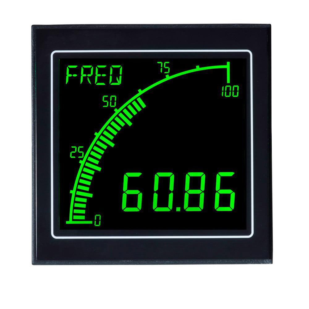 Panel Meters; Panel Meter Type: Panel Meter ; Power Measurement Type: Frequency Meter ; Panel Meter Display Type: Digital LCD ; Measures: Frequency ; Mount Type: Panel ; Overall Depth: 59mm
