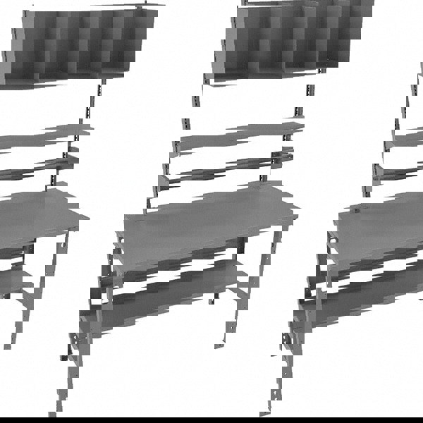 Stationary Workbench with Lower Shelf: Medium Gray