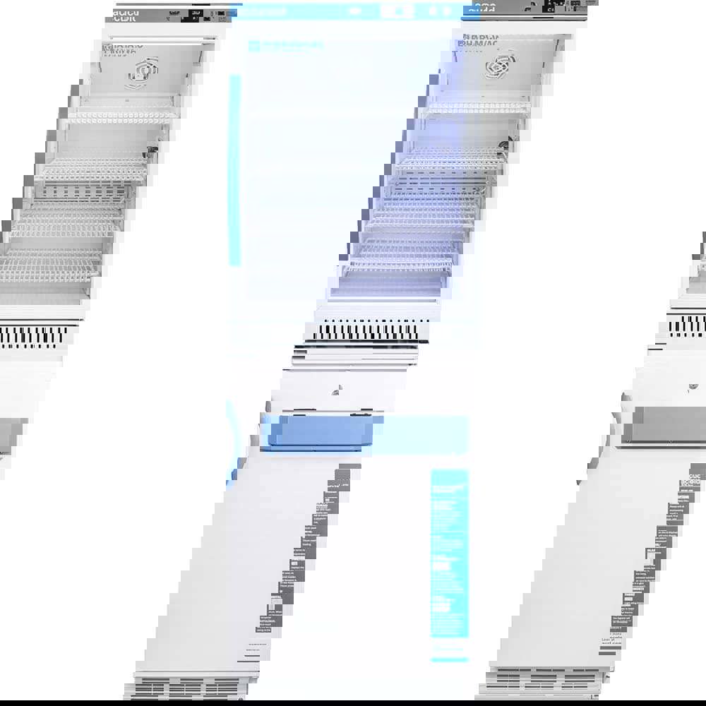 Pharmacy, Medical-Laboratory Combination Refrigerator/Freezer: 9 cu ft Capacity, 2 to 8 &deg; C, 23-3/8