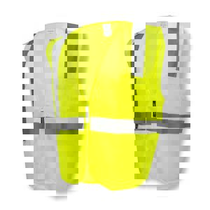 M Size Mesh Vest with Zipper in Lime